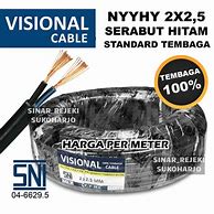 Harga Kabel Serabut 2X2.5 Per Meter